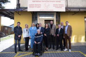 Read more about the article Ministarka Kisić Tepavčević posetila preduzeće PEHAR-UP i Udruženje paraplegičara Čačak